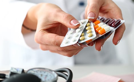 腫れや痛みを抑える処方箋のイメージ