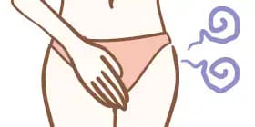 汗によるムレ・匂い イメージ