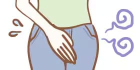 毛によるムレ・匂い イメージ