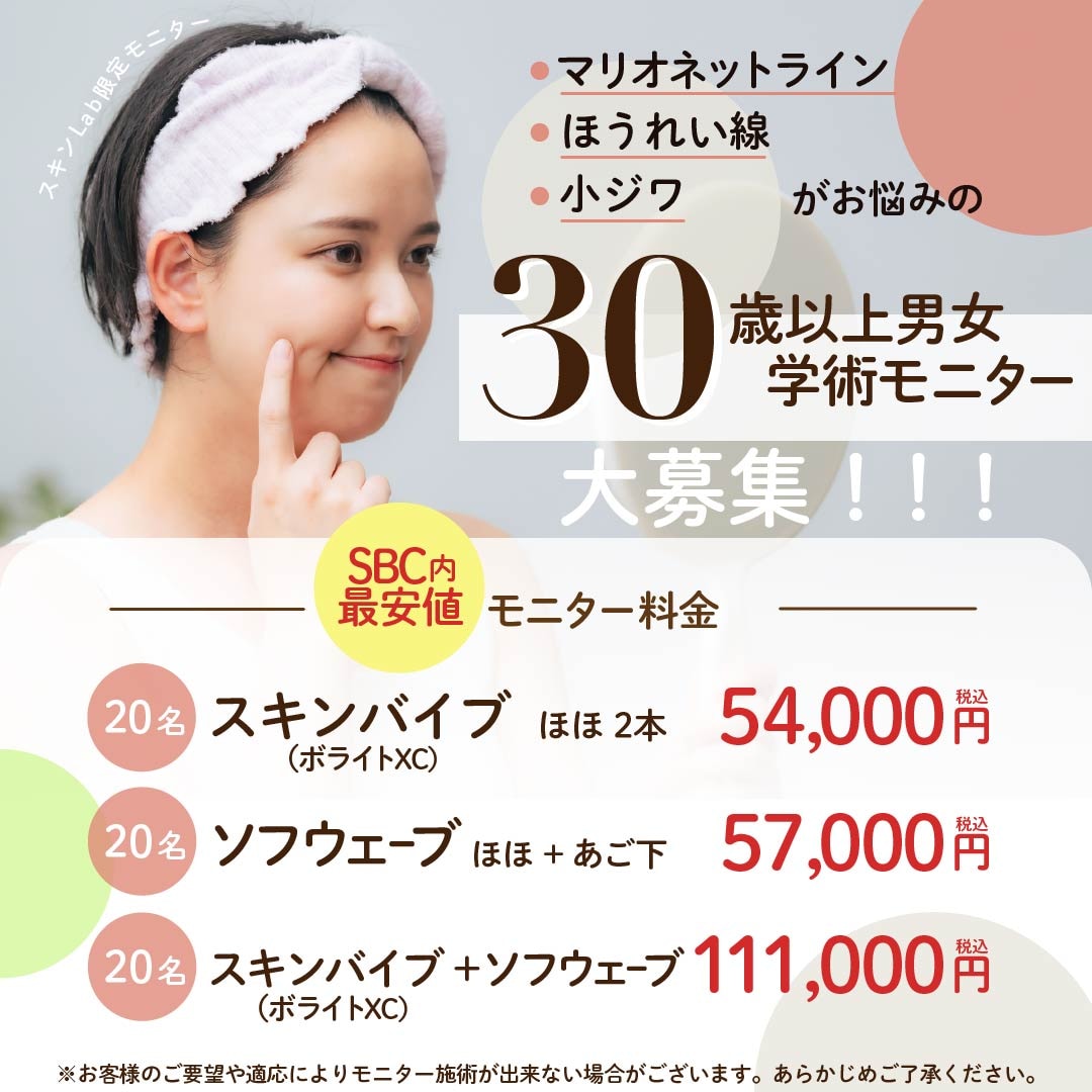 30歳以上男女学術モニター