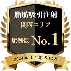 2024年上期 関西 脂肪吸引注射 1位