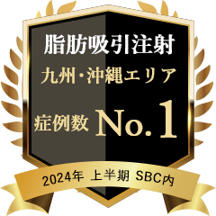 2024年上期 九州・沖縄 脂肪吸引注射 1位