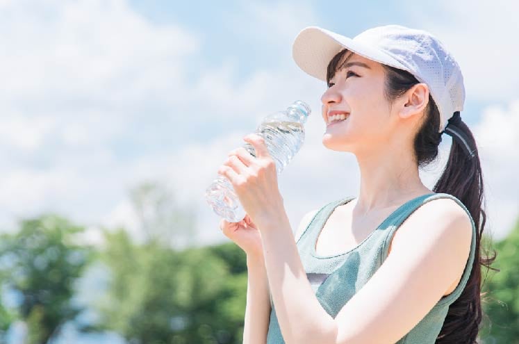 とにかく水分補給を！