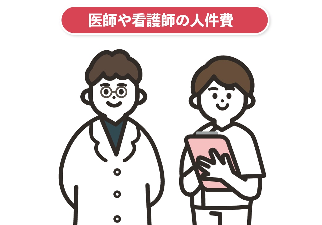 脂肪吸引を熟知した医師や看護師への人件費