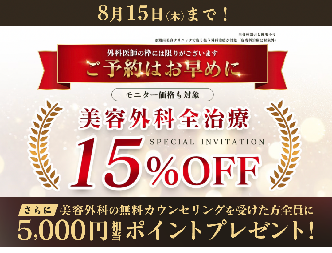 外科全治療15%OFF