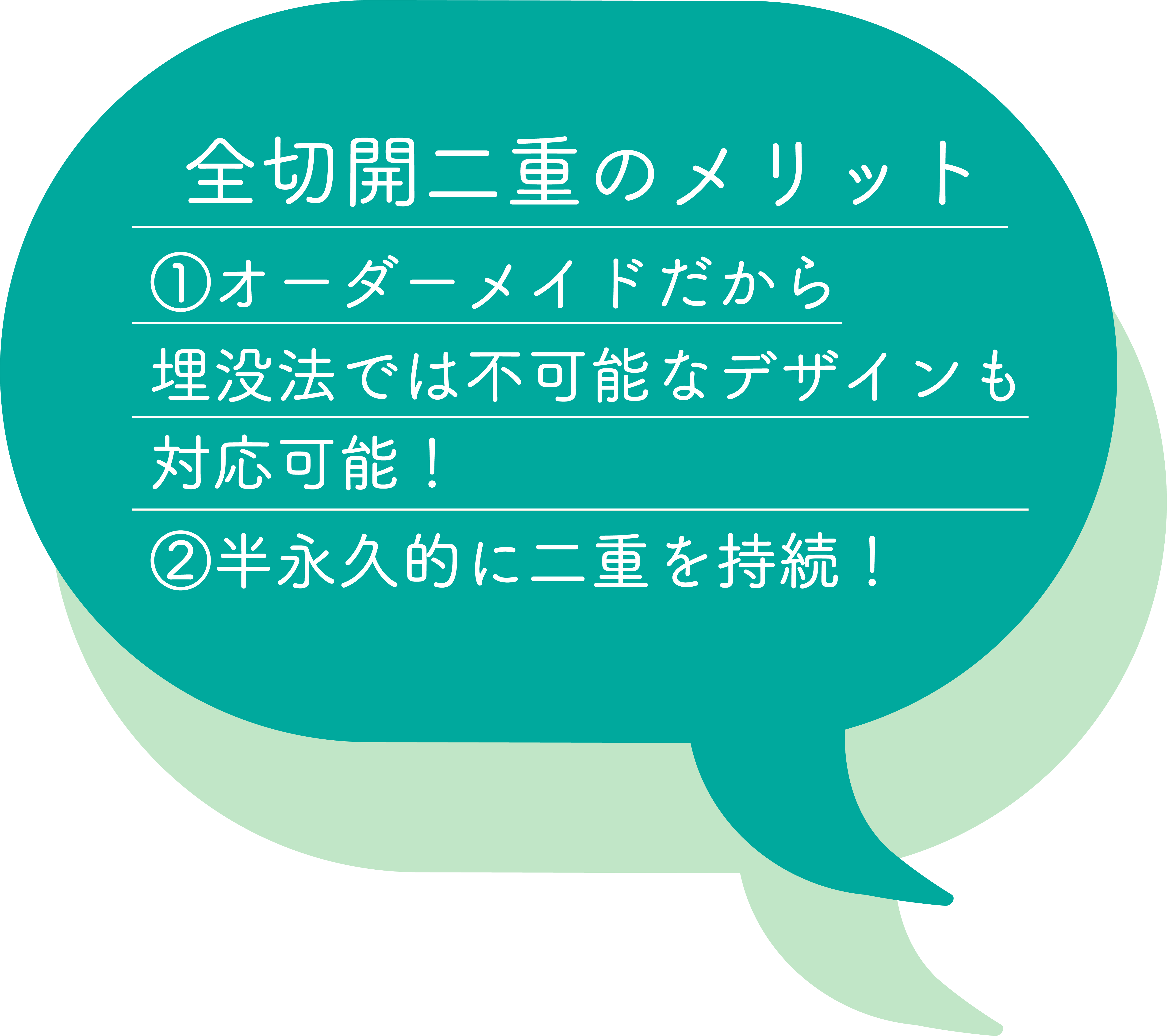 全切開法二重術ってどんな施術？