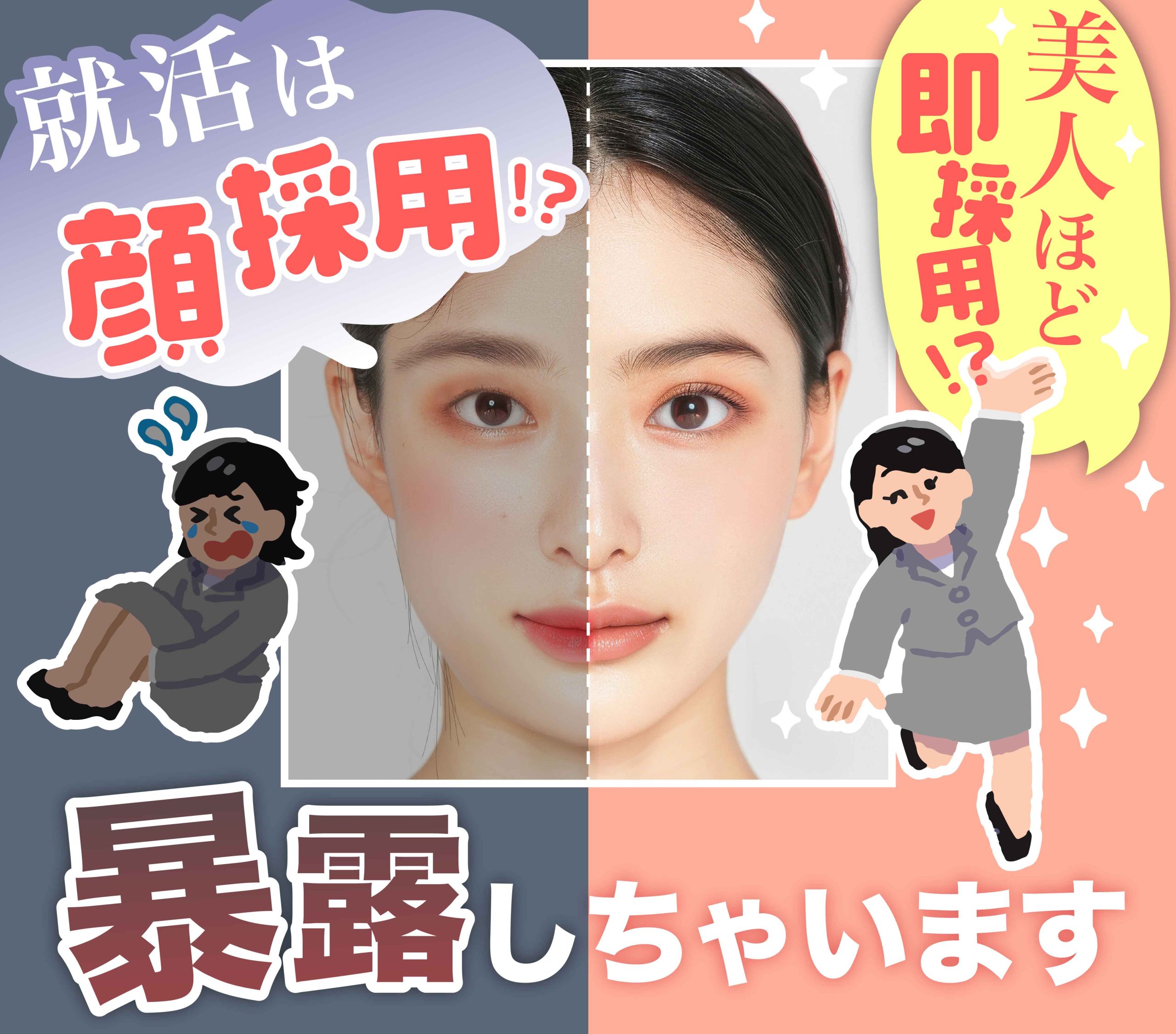 【就活で顔採用！？】美人ほど即採用って本当？美容クリニックが暴露しちゃいます…