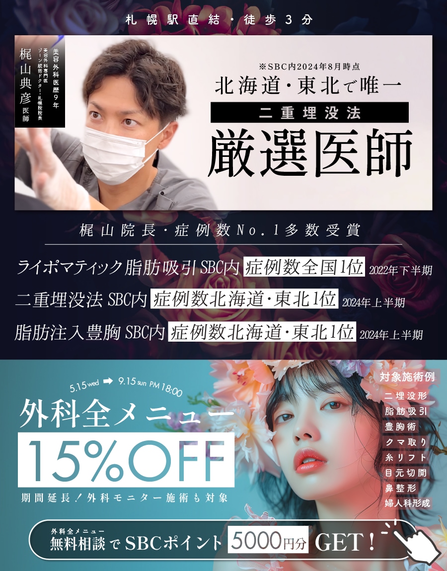 外科治療15%OFFキャンペーン