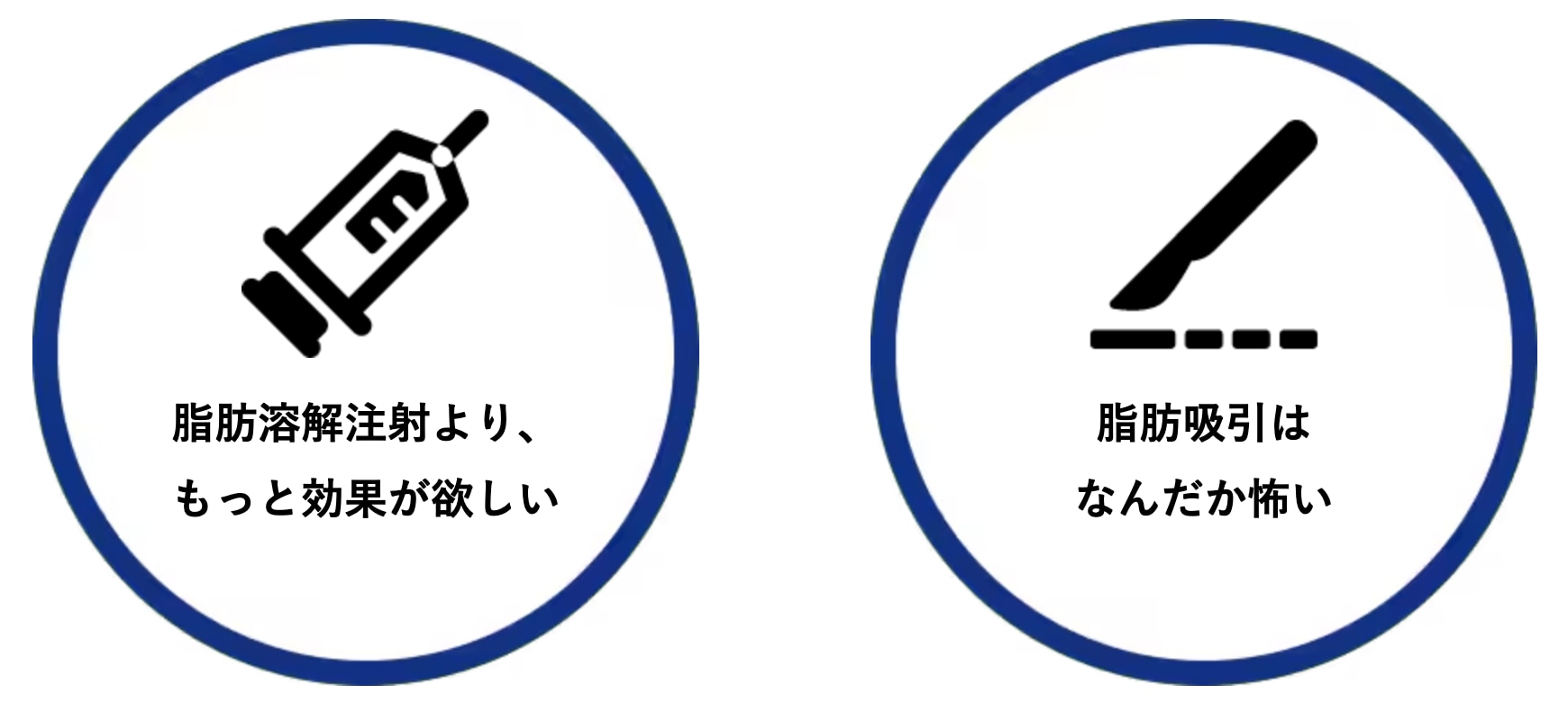 「脂肪溶解注射」と「脂肪吸引」の良いとこどり！