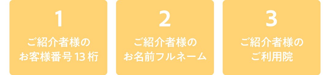 お友達紹介に必要なもの３つ