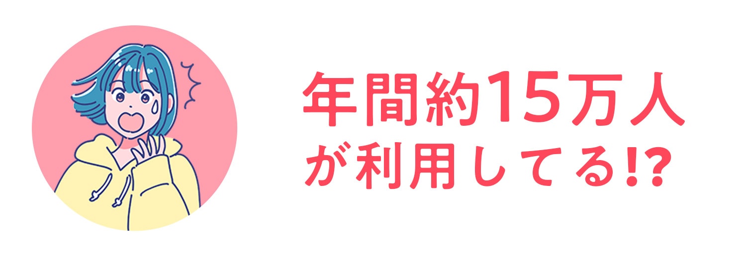 年間15万人が受けている！？