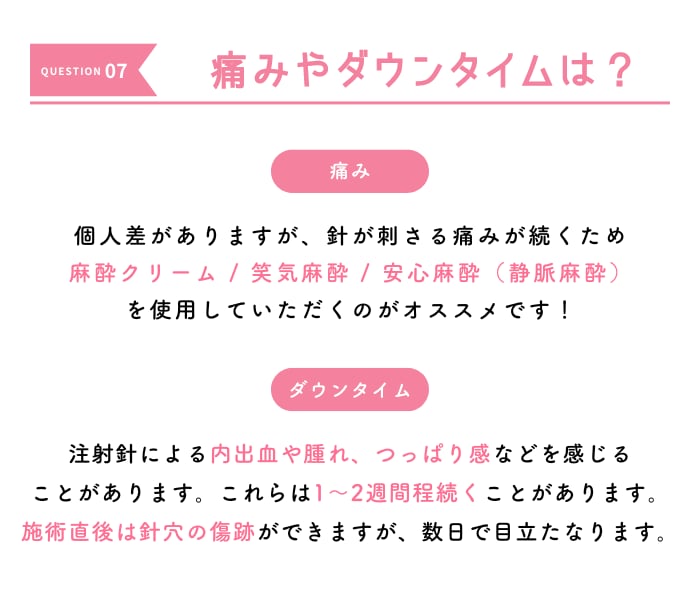 美容針って痛いの？ダウンタイムも気になる🥺