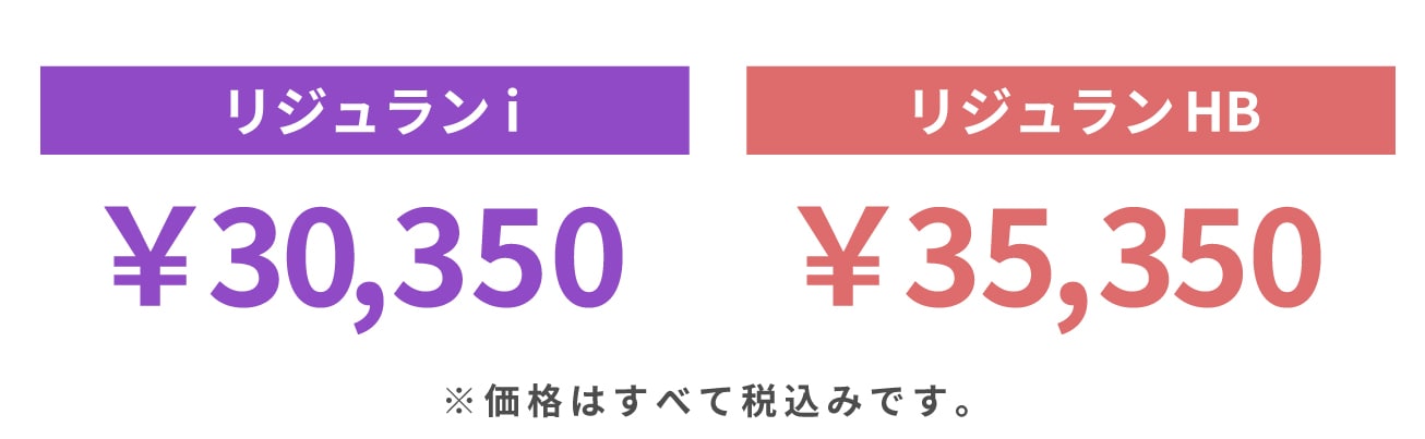 リジュランiとリジュランHBの価格は？安い？🤔