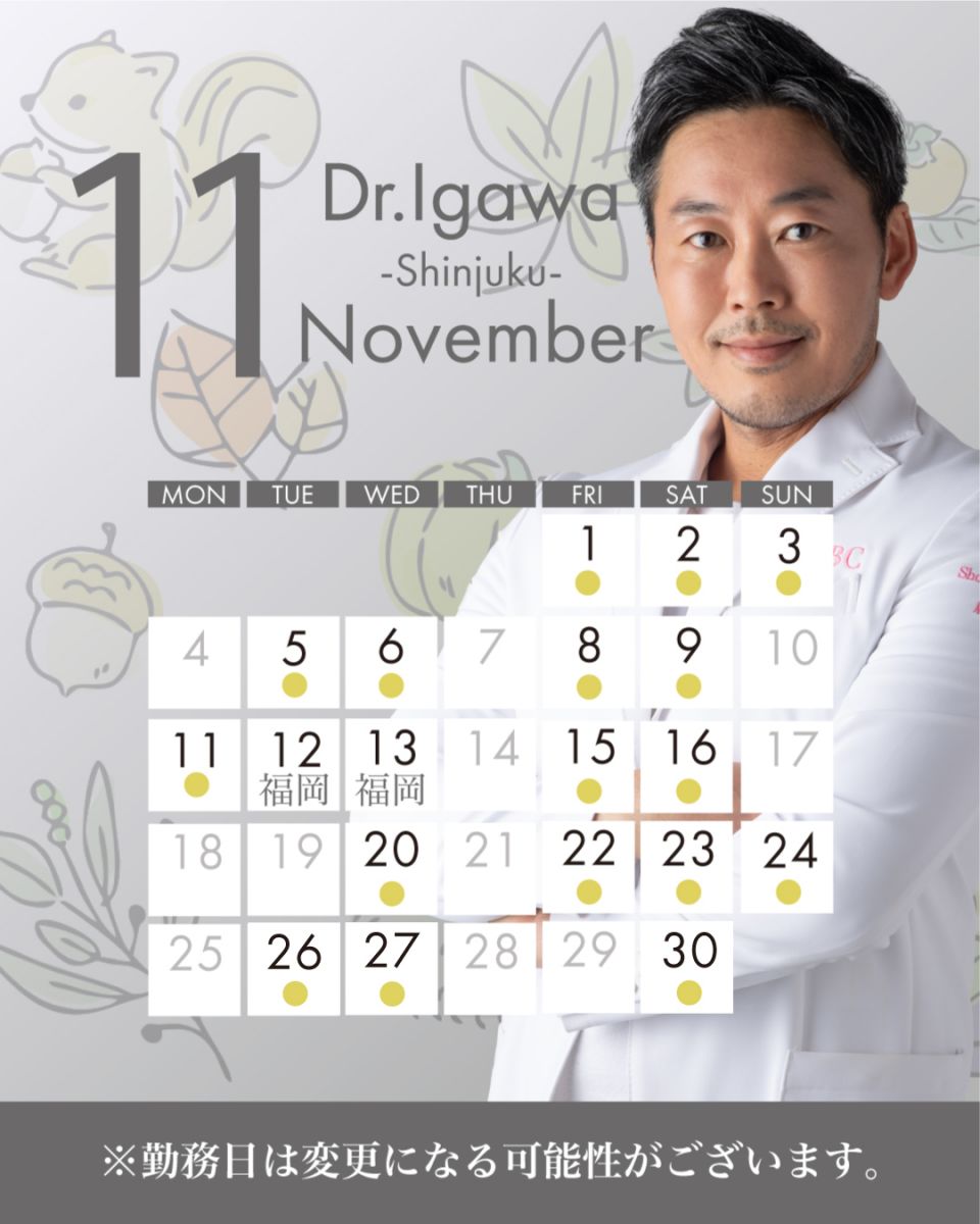 11月シフト